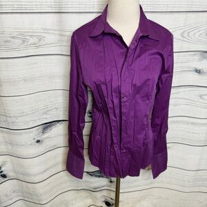 Women's Purple Button Down Shirt